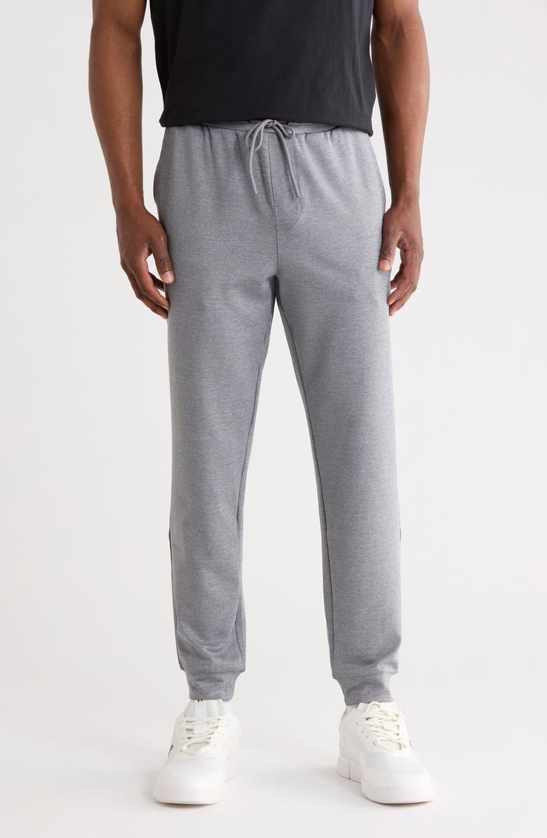 Original Penguin Midweight Joggers, Main, color, Quiet Gray Heather