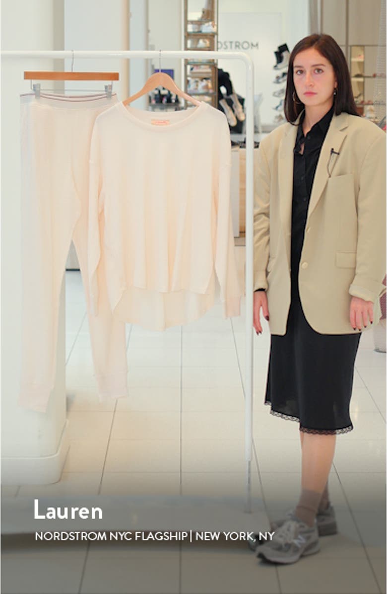 Waffle Knit Pajamas, sales video thumbnail