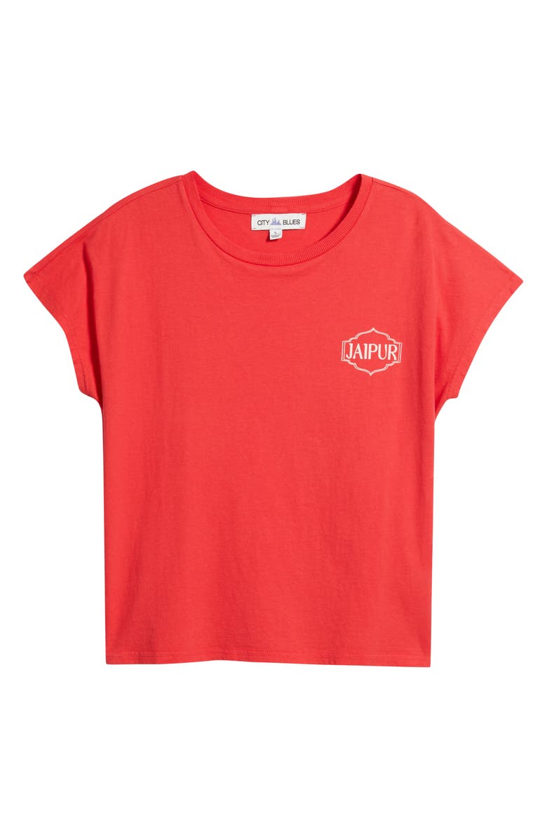CITY BLUES Graphic T-Shirt, Alternate, color, Red