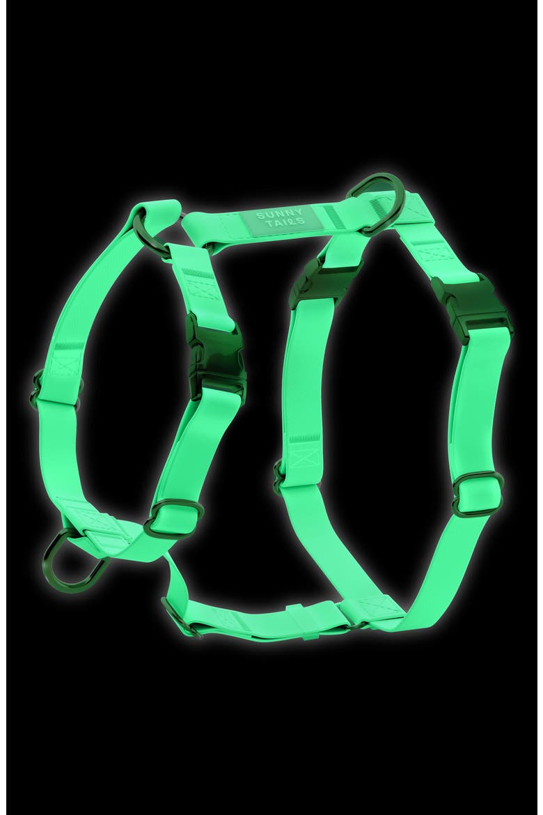 Cloud Lite Waterproof Dog Harness, Alternate, color, LUNAR GLOW