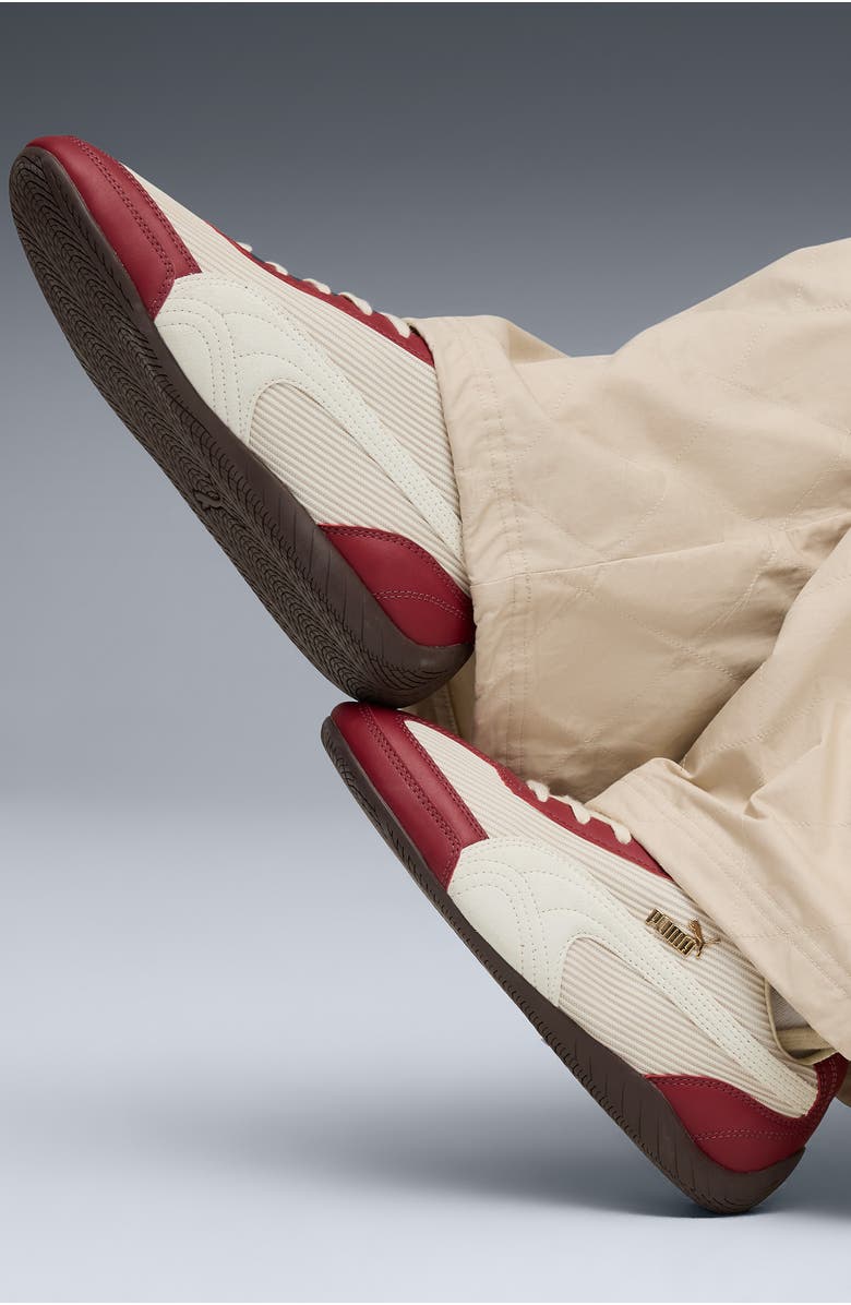 PUMA Speedcat Textile Sneaker, Alternate, color, Dark Crimson/ Warm White