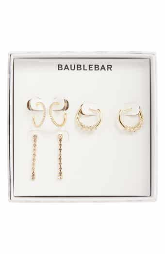BaubleBar Your Go-To Set of 3 Hoop & Drop Earrings