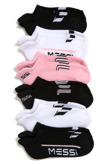 Messi Kids' 6-pack Logo Ankle Socks In Multi