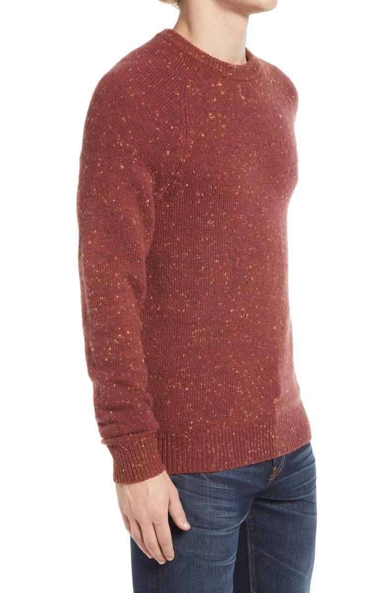 Faherty Donegal Wool Blend Crewneck Sweater, Alternate, color,