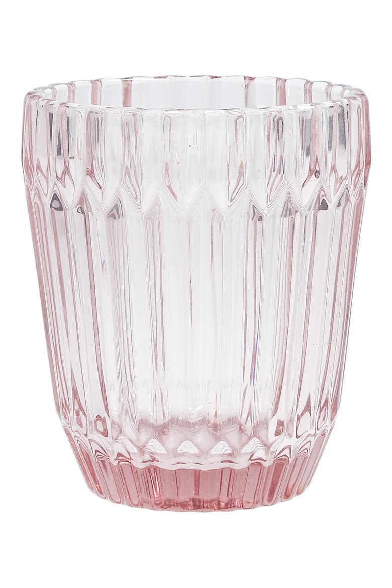 Archie Set of 6 Pink Double Old Fashioned Glasses, Main, color, PINK