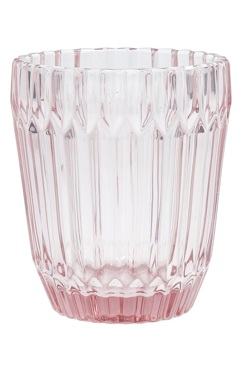 Fortessa Archie Set of 6 Pink Double Old Fashioned Glasses, Main, color, Pink