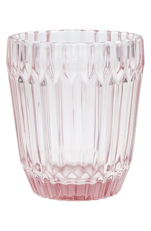 Archie Set of 6 Pink Double Old Fashioned Glasses