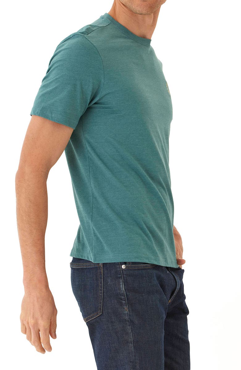 Threads 4 Thought Soft Wash Sunburst Embroidered T-Shirt, Alternate, color, Watercress