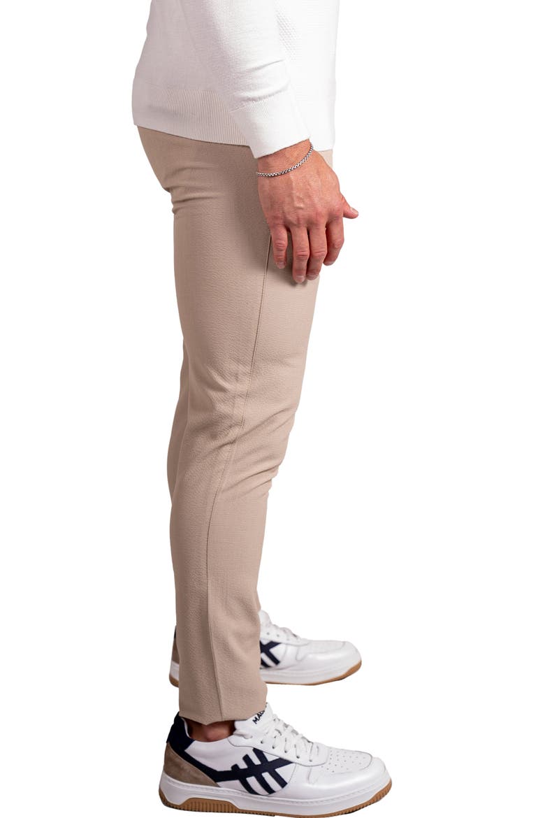 Everyday Ebony Slim Fit Pants, Alternate, color, BROWN