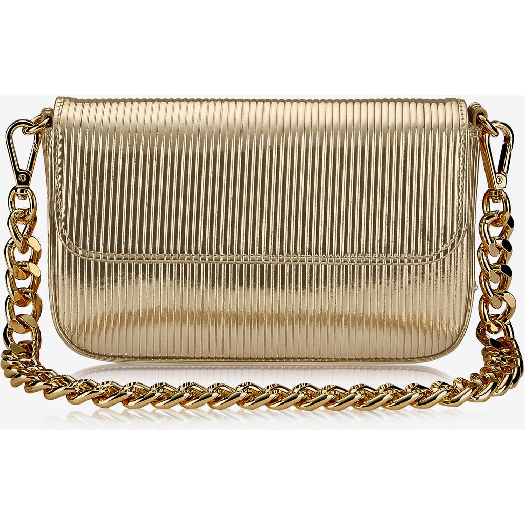 Gigi New York Twiggy Shoulder Bag In Gold
