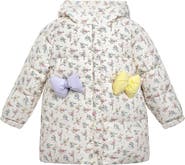 Mimi Tutu Floral Bow Hooded Coat