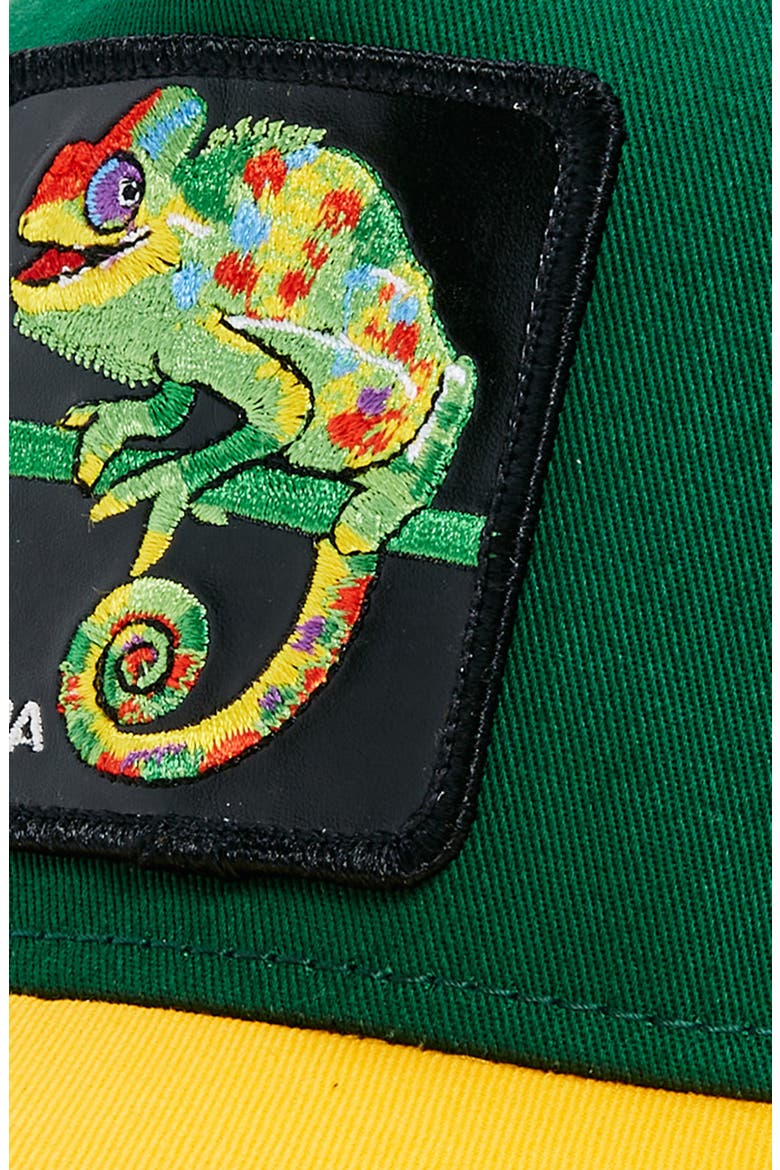 The Karma Patch Trucker Hat, Alternate, color, GREEN