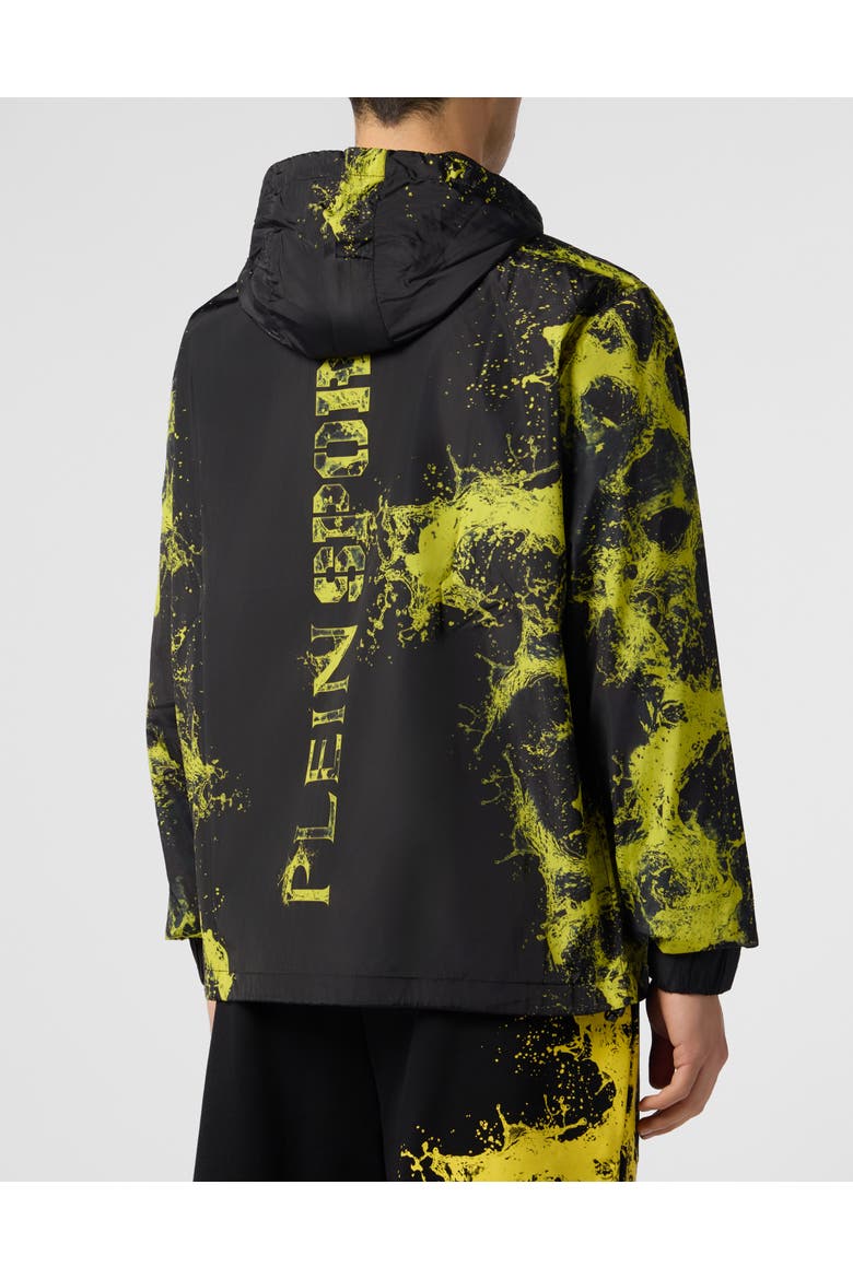Windbreaker Jacket Splash Men, Alternate, color, black