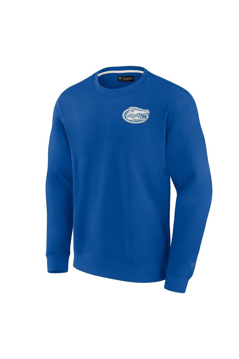 Unisex Fanatics Royal Florida Gators Super Soft Pullover Crew Sweatshirt, Alternate, color, Royal