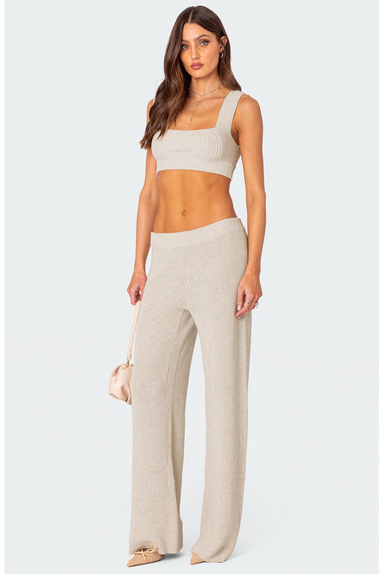 Sunday Straight Leg Cotton Pants, Alternate, color, CREAM