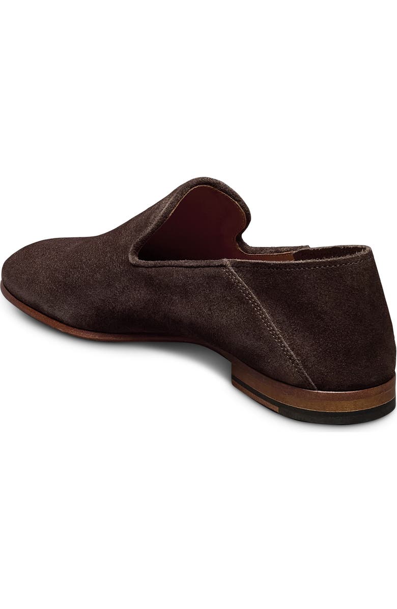 Allen Edmonds Portofino Woven Loafer, Alternate, color, Bitter Chocolate Suede