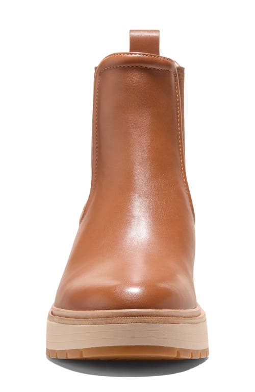 Cole Haan Zerogrand Cityquest Waterproof Wedge Chelsea Boot In Brown