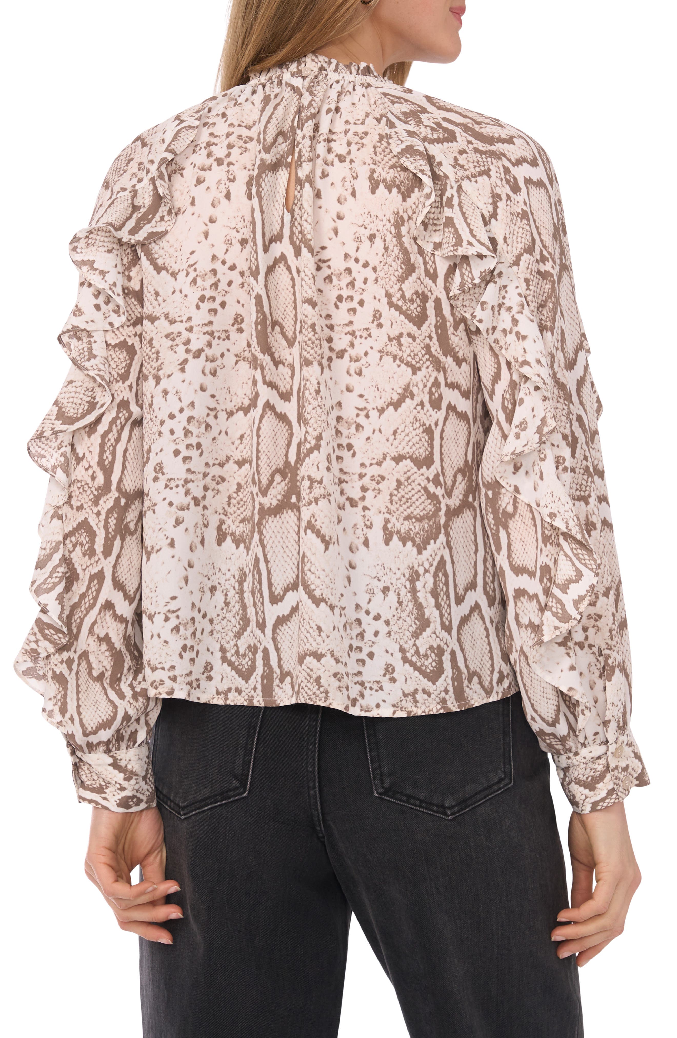 Ruffle Woven Top - image 4