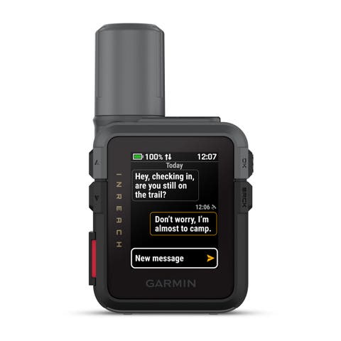 inReach Mini 3 Compact Satellite Communicator 1.9" Outdoor GPS with Worldwide Maps and Built-In Bluetooth - Black