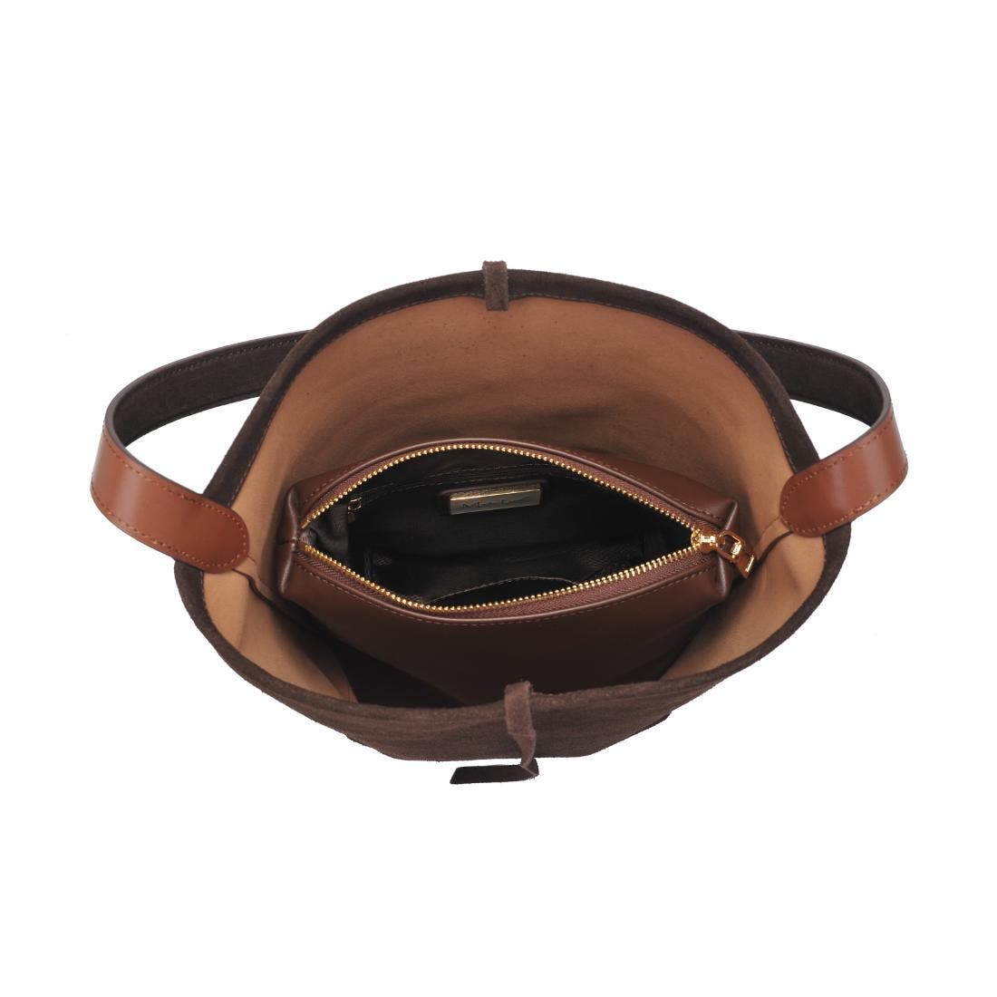 MODA LUXE Colette Bucket, Alternate, color, Chocolate
