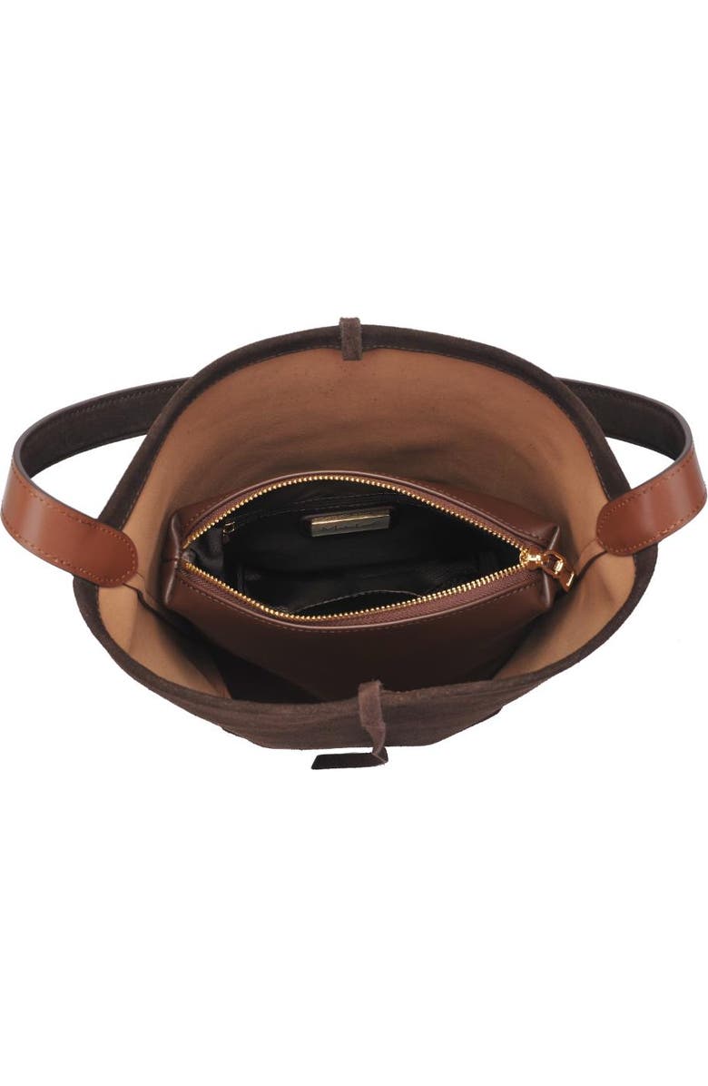 MODA LUXE Colette Bucket, Alternate, color, Chocolate