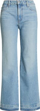 PAIGE Sofia Undone Wide Leg Jeans