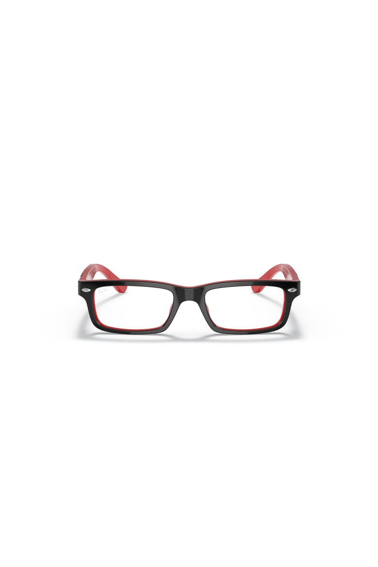 48mm Rectangle optical glasses, Alternate, color, Black