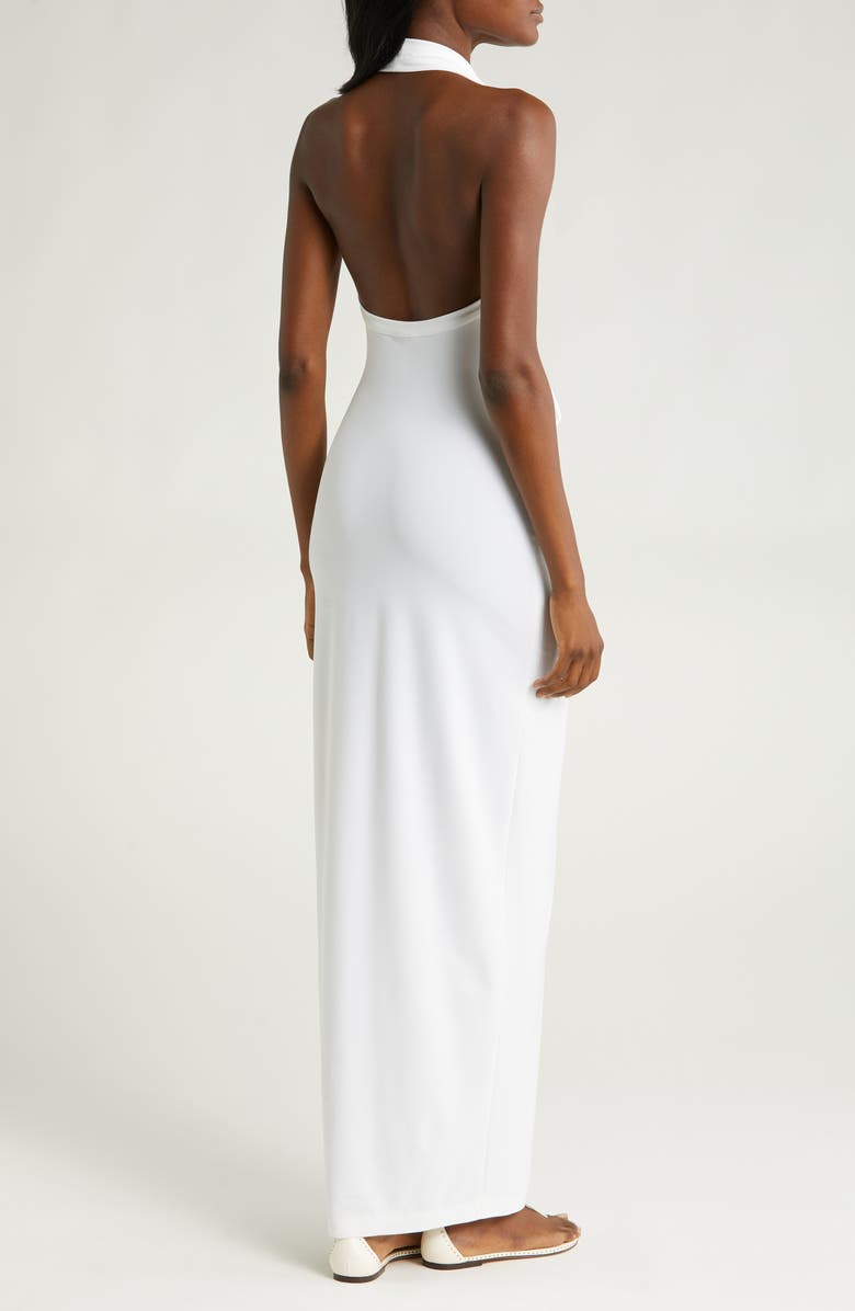 Norma Kamali Tie Front Halter Wrap Dress | Nordstromrack