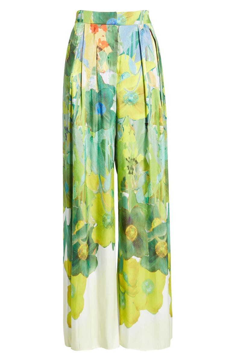 KOBI HALPERIN Alessia Floral Print Wide Leg Pants, Alternate, color, 