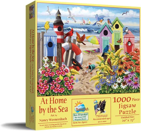 At Home by the Sea pc 1000 piece Jigsaw Puzzle for Adults