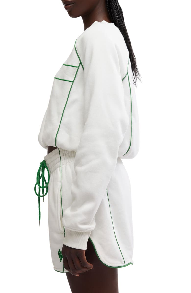 Free People Seeing Double Sweatshirt & Shorts Set, Alternate, color, 