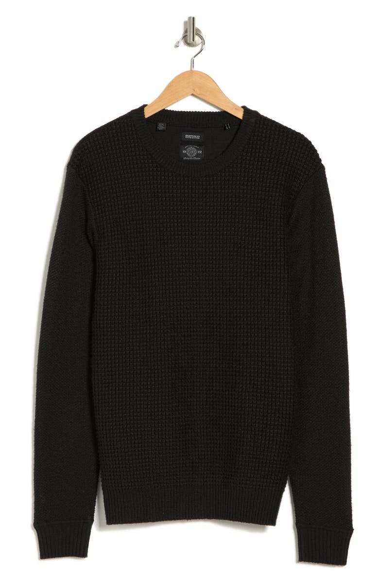 Buffalo Jeans Wariner Mix Yarn Flat Knit Crewneck Sweater, Alternate, color, 