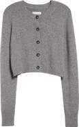 LOULOU DE SAISON Zephir Crop Cashmere Cardigan