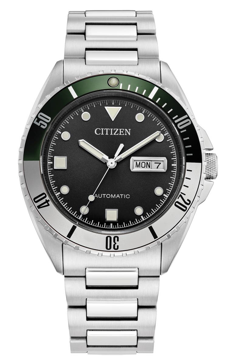 Citizen Sport Automatic Bracelet Watch, 42mm, Main, color, Silver