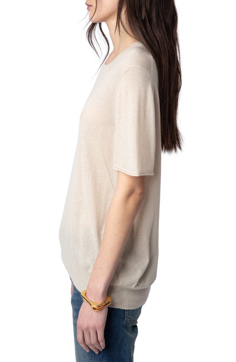 Zadig & Voltaire Ida Wings Cashmere Sweater, Alternate, color,