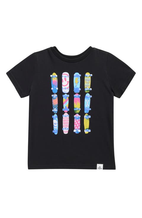Kids' Skateboards Graphic T-Shirt
