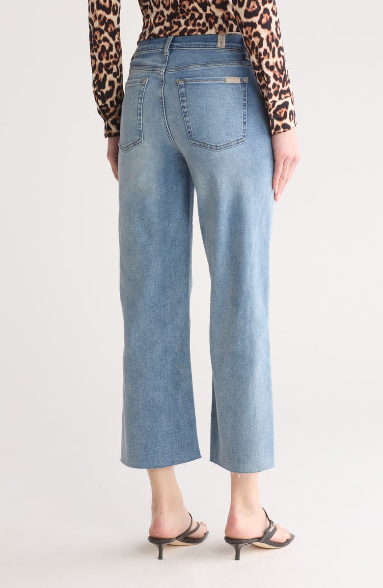 7 For All Mankind Alexa Wide Leg Crop Jeans, Alternate, color,
