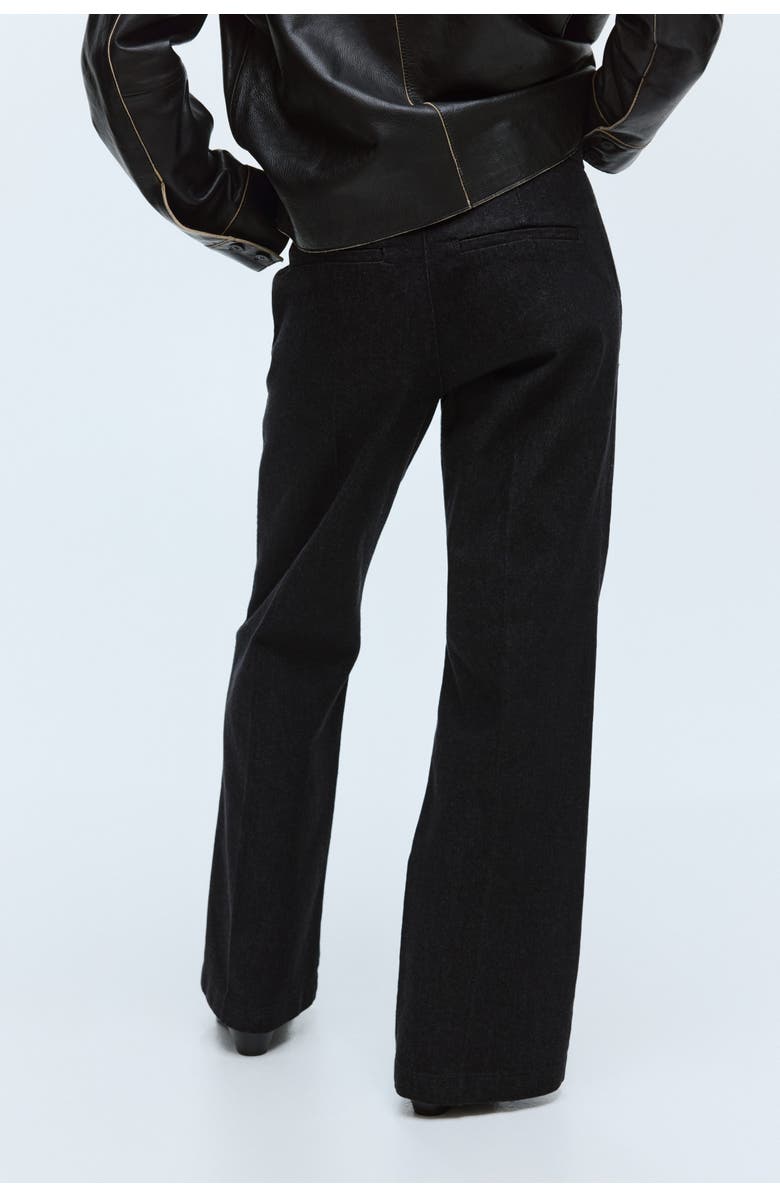 H&M Flared High Jeans, Alternate, color, Black