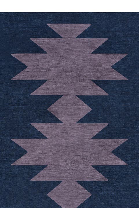 Chayton Minimalist Geometric Machine-Washable Area Rug