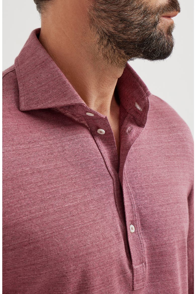 Jersey polo shirt, Alternate, color, Coral