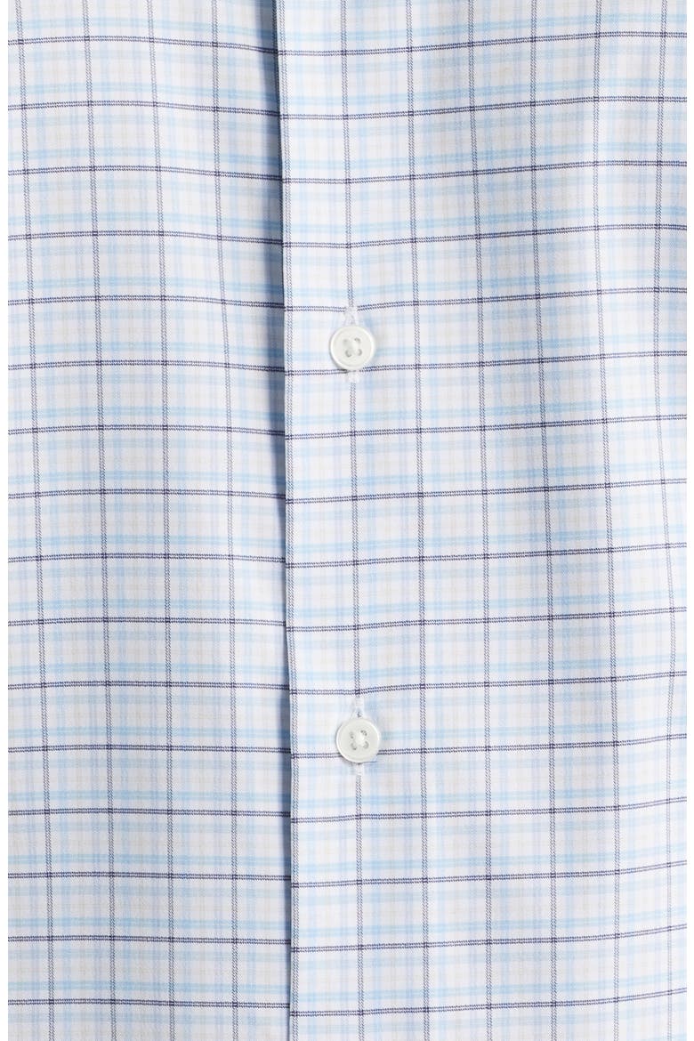 Casey Check Performance Twill Button-Down Shirt, Alternate, color, COTTAGE BLUE