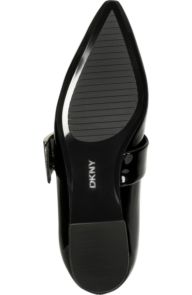 DKNY Cormic Mary Jane Pointed Toe Flat, Alternate, color, Black