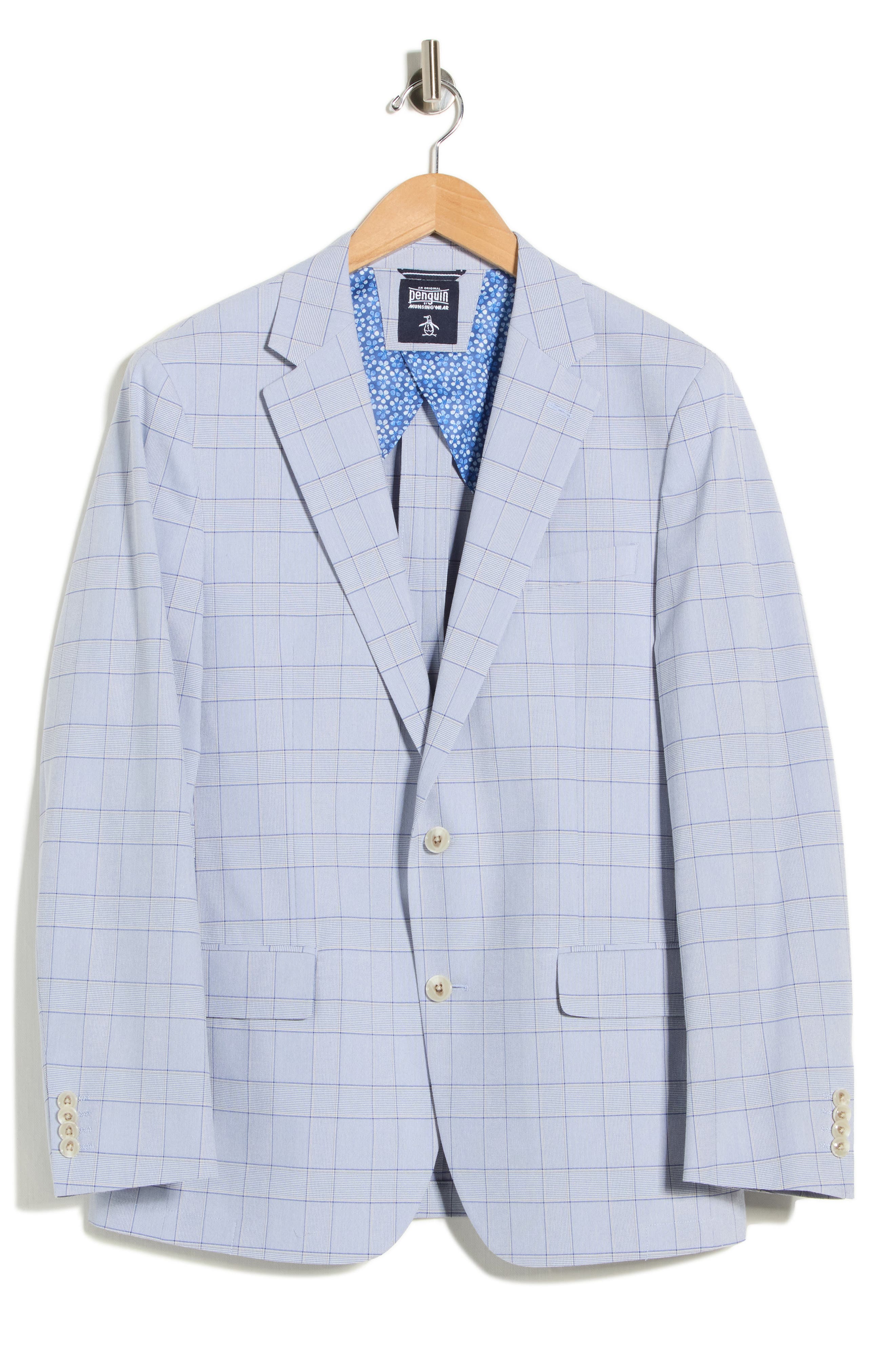 Original Penguin Windowpane Two-Button Sport Coat