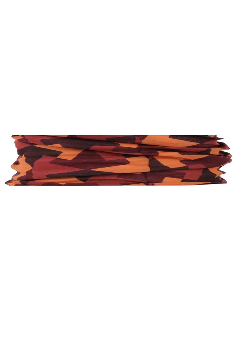 Childrens/Kids Printed Multi-Purpose Neck Warmer, Alternate, color, Mineral Red