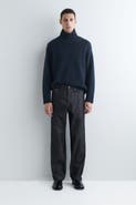 COS Rider Raw Selvedge Relaxed-Fit Straight-Leg Jeans