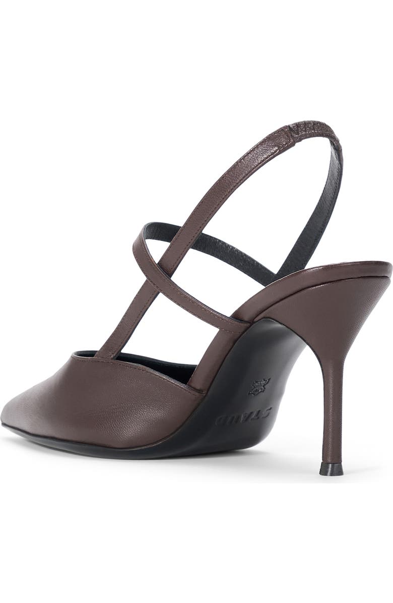 STAUD Sebastian Slingback Sandal, Alternate, color, Espresso