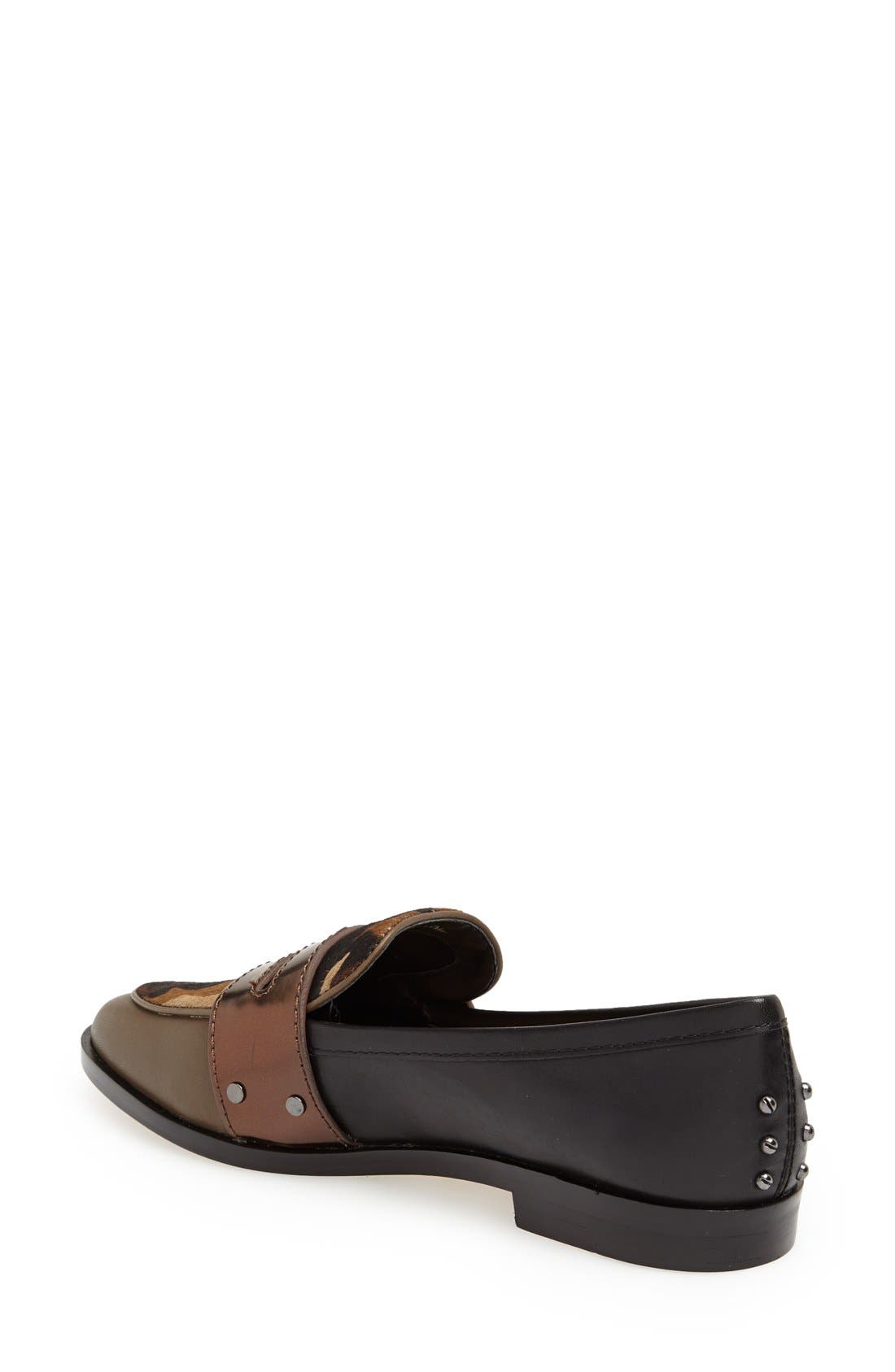 'Umbria' Loafer, Alternate, color, CAMOUFLAGE LEATHER