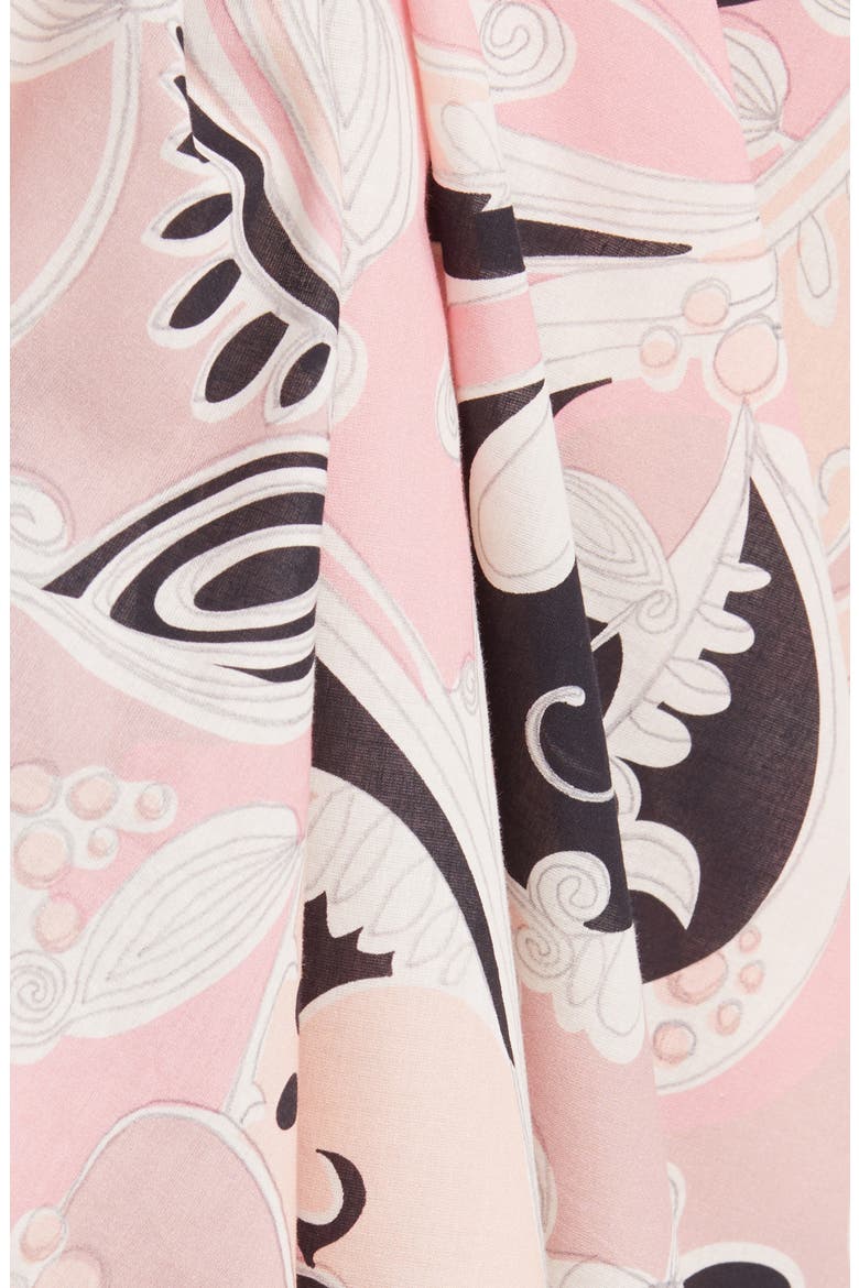 Petulla Paisley Cotton Beach Sarong, Alternate, color, LIGHT PINK