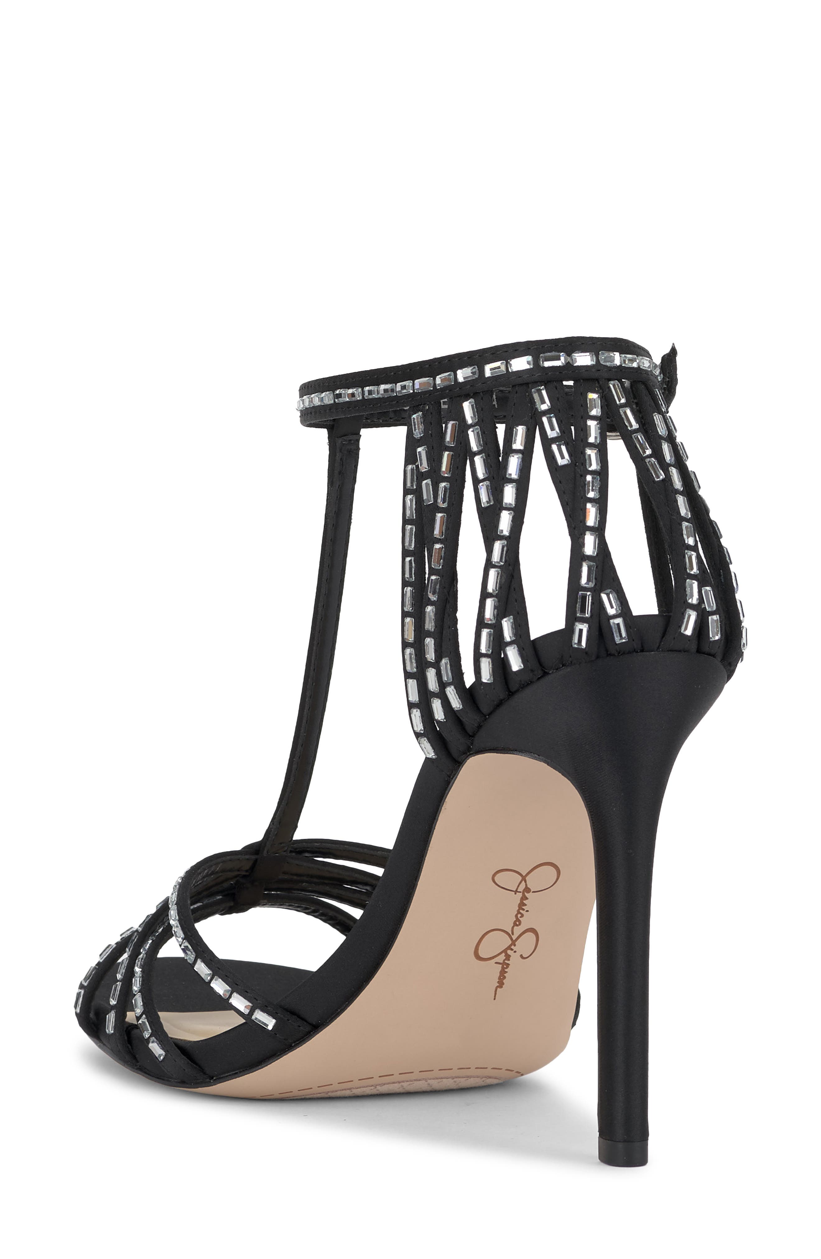 Jessica Simpson Jivira Ankle Strap Sandal, Alternate, color, Black