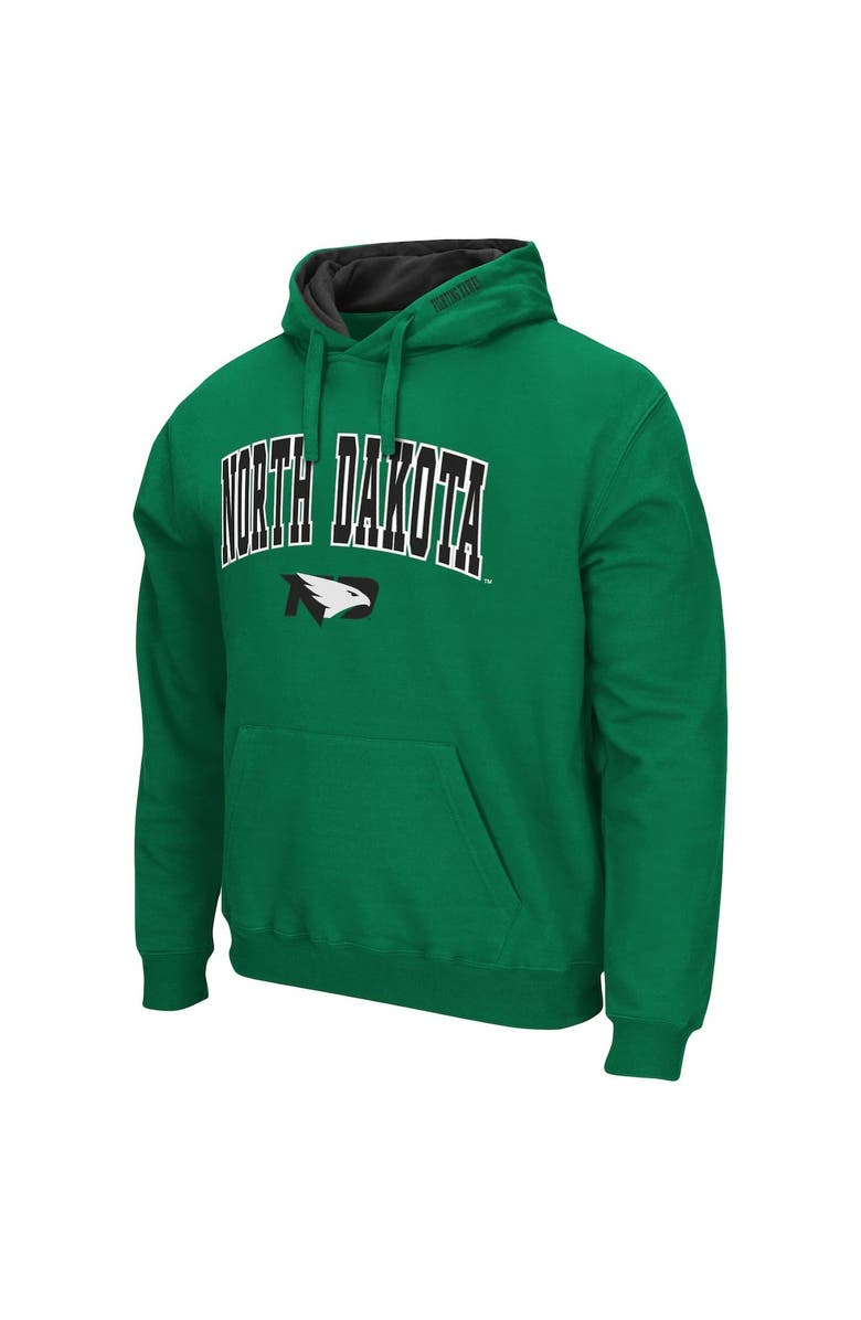 COLOSSEUM Men's Colosseum Kelly Green North Dakota Arch and Logo Pullover Hoodie, Alternate, color, Kelly Green